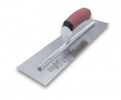 Marshalltown MXS64SDH 14\" X 4\" SS Finishing Trowel Curved - DuraSoft Handle